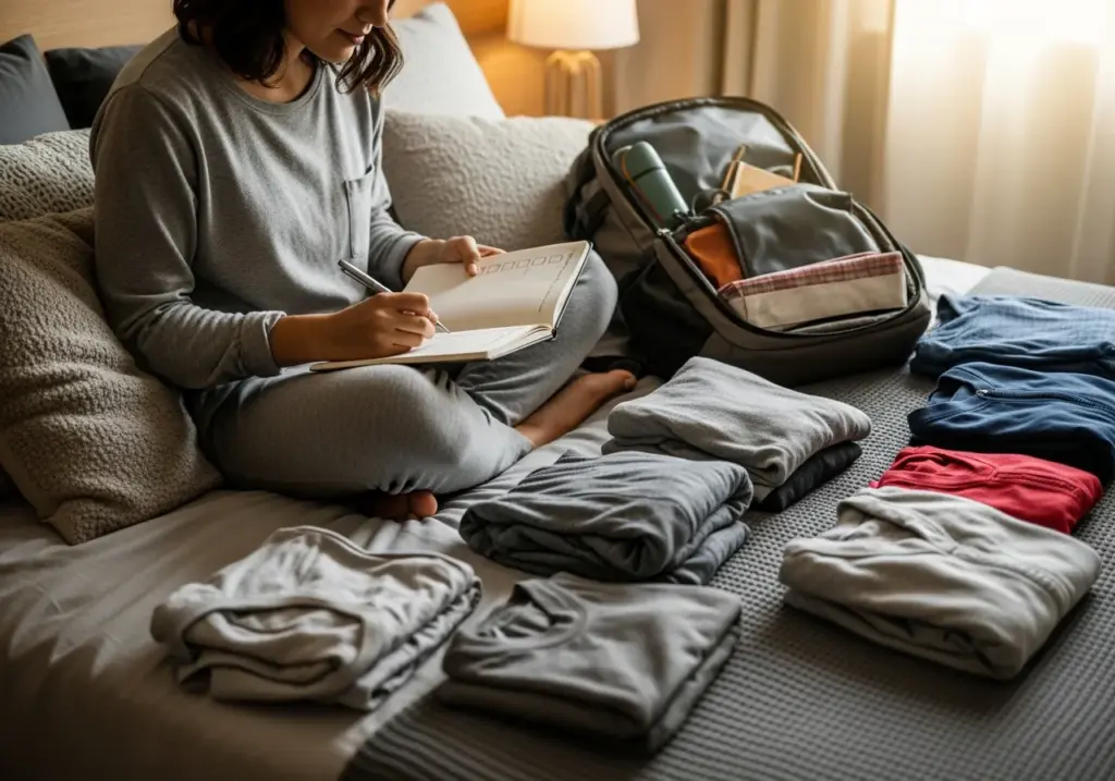 Creating a smart travel packing checklist before a trip