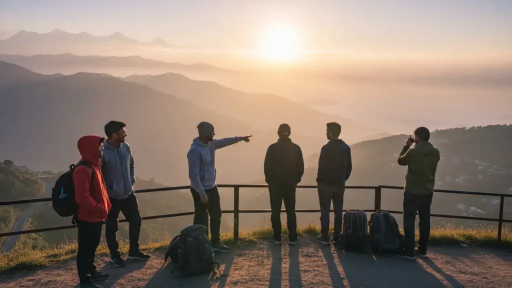 sunrise hill viewpoint stop Uttarakhand